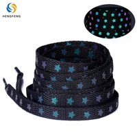Lacets holographiques en polyester lumineux qui brillent dans le noir pour baskets et chaussures en toile – Vente en gros