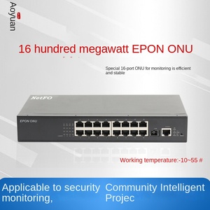 Nhà máy cung cấp trực tiếp netfo NF810-16 SC FTTH onu thiết bị sợi quang Gigabit cao/nhiệt độ thấp an ninh DC Powered - Product Image 6