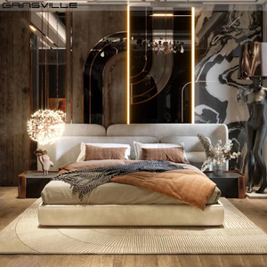 Mobili Gainsville mobili italiani moderni Custom King Size tessuto in legno set di camere <span class=keywords><strong>da</strong></span> <span class=keywords><strong>letto</strong></span> <span class=keywords><strong>letto</strong></span> di lusso per alberghi mobili - Product Image 3