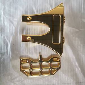 Tùy chỉnh-thực hiện chính xác kim loại Anodizing phay thép biến CNC các bộ phận công <span class=keywords><strong>3D</strong></span> Made Brass đồng vàng chromeplate kết thúc - Product Image 2