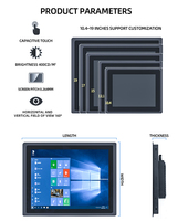 Tablette tactile industrielle embarquée Wintronix, étanche IP65, sans ventilateur, J4125, 8 Go/4 Go de RAM, 128 Go SSD, Win7/8/10/Linux