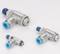 Nouvelle et originale vanne de régulation de débit FESTOs GRLA-M5-1/8-1/4-3/2-1/2-QS-4-6-8-10-12-RS-D, vanne d'étranglement, composants pneumatiques