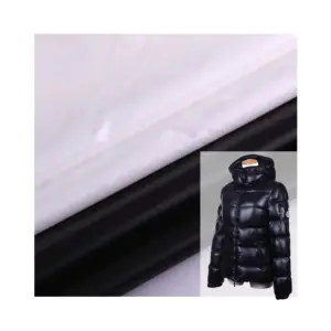 Aşağı jacket100 için cired kumaş % naylon tafta su geçirmez 20D süper ince fiber rüzgar geçirmez yüksek yoğunluklu kumaş