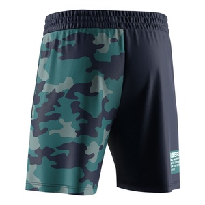 Factory Quality Fitness <b>Short</b> Dry-Fit Cycling Workout Sport Printed Men <b>Polyester</b> Fitness Mens Gym <b>Shorts</b> Custom Logo - Product Image 2