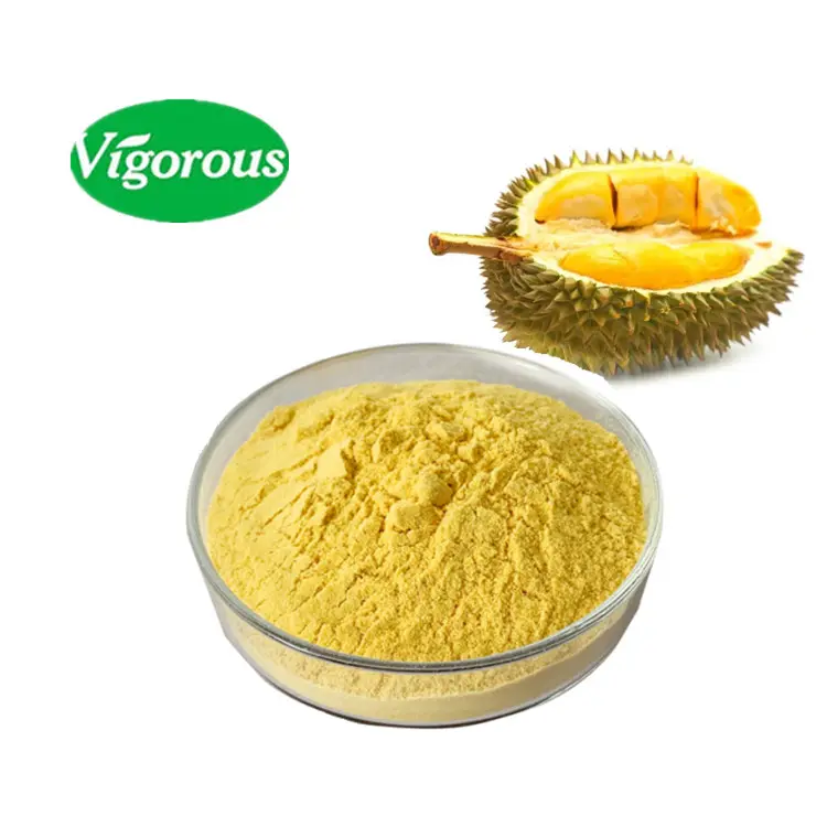 Campione gratuito di fabbrica vendita calda Durio zibethinus Murr polvere di frutta 100% polvere di frutta Durian pura