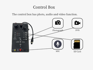 Cámara Subacuática <span class=keywords><strong>Vicam</strong></span> Resistente al Agua hasta 100 m con Cabezal de Cámara Pequeño de 29 mm y Contador de Profundidad - Product Image 5