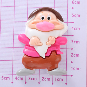 ตุ๊กตาเรซินรูปคนแคระทั้งเจ็ดตกแต่งแบบทำมือรูปการ์ตูนขนาดใหญ่เทพนิยาย