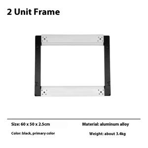 Mesa Plegable Portátil de Aluminio para Exteriores IGT, Caja de Almacenamiento, Muebles de Madera Maciza Duraderos, Estilo Moderno para Playa, Marca RU, Modelo SM-S012 - Product Image 2