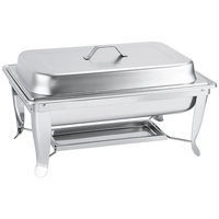 Matériel de Traiteur Haut de Gamme pour Hôtellerie et Mariages, Ensemble Buffet Chafing Dish/Réchaud Professionnel pour Événements Commerciaux et Sociaux