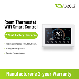 Beca-Termostato Inteligente PARA EL Hogar, Dispositivo Inteligente con WiFi, Modbus y Pantalla Táctil, Normalmente Programable, Ideal para Ventiladores de Ahorro de Energía de Hospitales, 2 Unidades - Product Image 4