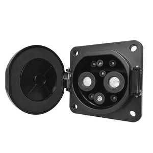 Zencar 200a Gbt Aansluiting Voor Chinese Ev Auto 80a 125a 200a 250a Gb/T Inlaat Dc Socket Voor Chinese Elektrische Voertuig Dc Ev Inlaat