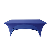 Housse de table pliante en spandex extensible imprimée sur mesure pour événements, publicité et fêtes