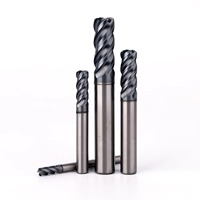 Vollhartmetall-Eckradiusfräser mit 4 Schneiden, Bullenmaulfräser für Edelstahl CNC-Bearbeitung