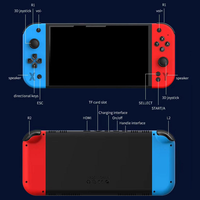 Console de jeu vidéo portable G90, écran HD 7 pouces, lecteur de jeux rétro classique avec manette de jeu, boîte pour cadeau de Noël