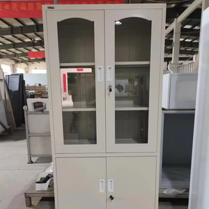 Guangdong Foshan armoire en acier boîte de classement en métal de luxe avec verre 2 4 <span class=keywords><strong>6</strong></span> portes <span class=keywords><strong>casier</strong></span> tiroir de rangement pour bureau Garage fichier outil - Product Image 1