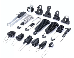 FTTX سعر أرخص جودة عالية OEM مشبك مرساة أسود من النايلون والمشابك البصرية من الألياف غير القابل للصدأ - Product Image 4