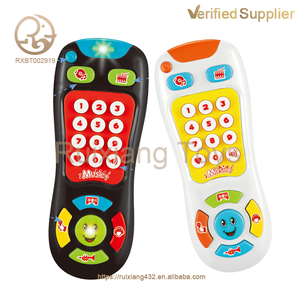 男女兼用ベビー電動テレビリモコン携帯電話おもちゃ早期音楽言語学習子供幼児プラスチックおもちゃ - Product Image 4