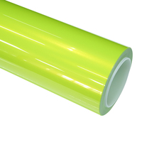 WRAPMASTER Film de protection de carrosserie TPU PPF 7,5 mil, anti-rayures, auto-réparant, anti-UV, jaune fluorescent fantaisie, installation à froid