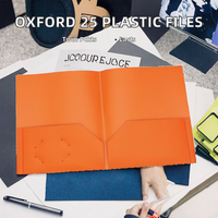 Carpeta de Archivo de Plástico PP A4 Personalizada y Colorida, con 2 Bolsillos, Duradera, Ecológica, Organizador de Documentos para Oficina y Escuela, Venta al Por Mayor