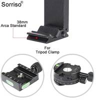 Support de téléphone en aluminium SORRISO – Clip pour téléphone à griffe froide pour microphone, lampe flash LED, smartphone
