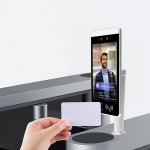 8 Inch Biometric Facial Recognition Touch Screen Android 11 Access Control Security System NFC IC/ID Card Attendance Reset OEM - Product Image 1