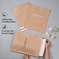 Individuell Bedruckte Kraftpapier-Versandtaschen mit Aufreißstreifen, Standardgröße Papier-Versandtaschen