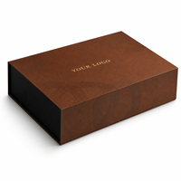 Cajas Rígidas de Cartón Gris Personalizadas con Ranurado, Estampado en Caliente de Medio Corte y Papel Texturizado para Empaquetado de Marcas Premium