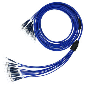 สายเคเบิลใยแก้วนำแสงเกรดทหาร1 2 <span class=keywords><strong>4</strong></span> 8 12คอร์ G652A1หุ้มเกราะไฟเบอร์ออ<span class=keywords><strong>ป</strong></span>ติก LC-LC ได้100เมตร - Product Image 2