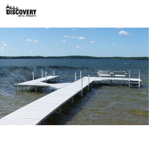 Quai de jet ski en aluminium personnalisé bricolage bas prix <span class=keywords><strong>bateau</strong></span> flottant facile à installer quais extérieurs de lac avec terrasse - Product Image 3
