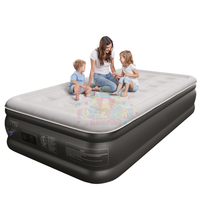 Lit gonflable Équipement de lit d'air extérieur de luxe Matelas d'air de camping Matelas d'air de luxe réglable en hauteur Matelas d'air de luxe avec pompe intégrée