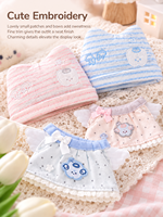 Adorable tenue de poupée en coton de 10 cm, ensemble de vêtements de poupée sur le thème de l'ange et du diable avec chapeau et détails d'ailes