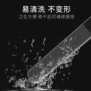Nano Glass <b>Nail</b> <b>File</b> Double Sided Reusable For <b>Nail</b> Polishing And Buffing General Population Use - Product Image 5