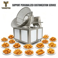 Industriële friteuse, elektrisch en gas, dubbele brandstof, met oliefilter voor restaurants, kip, aardappelchips en snacks.