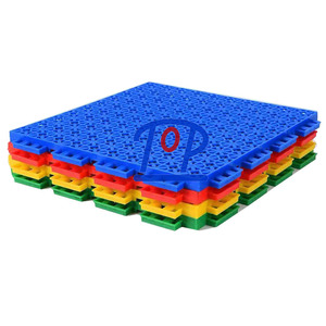 Baldosas Modernas para Pisos Deportivos de Exterior, Material PP, para Canchas de Baloncesto y Bádminton, Ensamblaje con Hebilla, Vinilo Resistente al Desgaste, Fácil de Instalar - Product Image 1