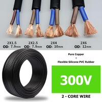 RVV Flexibles PVC-ummanteltes Kupferkabel 300/500V 2/3/4 Kern 0,5-2,5 mm² für die Verkabelung von Haushalts geräten CE ROHS-zertifiziert