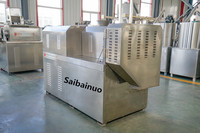 Chips de maïs feuilletée/boule de fromage/boucles Machine collations industrielles de bouffée de fromage faisant la ligne de processus alimentaire de collations de gonflage d'usine