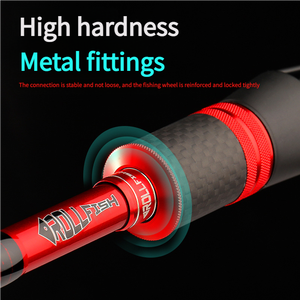 משחק גדול 165 180 202 ס "מ מסתובב טבעת מדריך זוהר מוטה מוצק קצה טון גבוה דו תחמוצת הפחמן דיג טונה איטי - Product Image 5