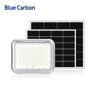 Xách tay IP65 sạc năng lượng mặt trời nhẹ Lũ lụt ánh sáng cho ngoài trời khẩn cấp làm việc sân vận động & xây dựng các trang web màu xanh Carbon năng lượng mặt trời đèn - Product Image 1