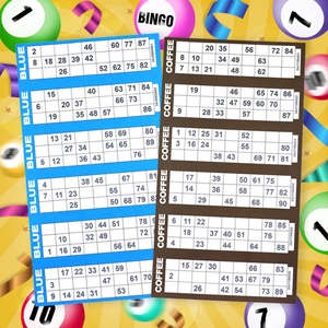 Tarjetas de Bingo Personalizadas al por Mayor, Reutilizables, Impresión en Papel Ecológico, Personalizadas para Noche de Juegos - Product Image 1