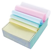 Formulario de recibo de factura continua Papel de impresión de oficina sin carbón en juegos duplicados/triplicados/cuádruples