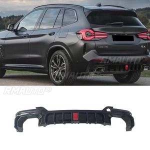 <b>Car</b> Rear Bumper Spoiler Lip <b>Diffuser</b> Splitter Glossy Black Modification Part <b>For</b> BMW X3 G01 G08 2022+ <b>Car</b> Accessories - Product Image 1