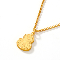 Mylove Ensemble de bijoux gourde en laiton plaqué or 18 carats, sans nickel, comprenant collier, boucles d'oreilles et bracelet martelé, pour mariage, vente en gros