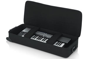 Funda ligera OEM 49,61,76,88 Note con mango retráctil y ruedas, compatible con teclados estándar y Pianos eléctricos - Product Image 2