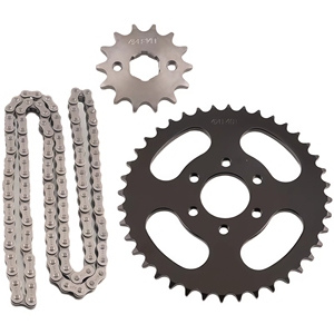 สเตอร์โซ่เหล็กสำหรับรถจักรยานยนต์ - ขนาดใหญ่ เพิ่มความเร็ว ประหยัดน้ำมัน  ระยะพิทช์ 6 มม. ยี่ห้อซูจู  แรงดึง 10-30 กิโลนิวตัน - Product Image 5