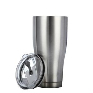 Thermos à café à double paroi en acier inoxydable 304 de 600 ml (20 oz) à isolation froide droite pour voiture, design moderne, best-seller - Product Image 5