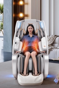 VCT Full Body elettrico sedia da massaggio 4D grande schermo controllo manuale di intelligenza artificiale caratteristiche riscaldamento rotolamento Airbag - Product Image 3