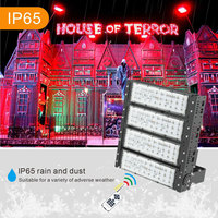 Projecteur LED RGB extérieur étanche IP65 200w DMX pour parc à thème