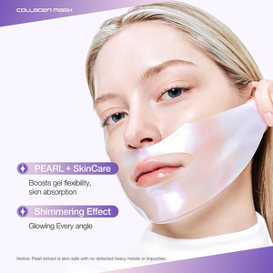 Maschera Viso Idrogel OEM ODM con Ceramidi e Collagene, Riparazione Barriera Cutanea, Idratazione Profonda 24H, Elasticità e Luminosità per la Cura del Viso - Product Image 1