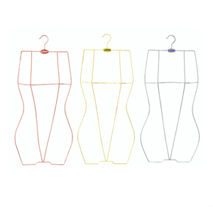 Logo personalizzato per <span class=keywords><strong>bambini</strong></span> abiti da bagno in metallo a forma di corpo Lingerie Bikini costume da bagno <span class=keywords><strong>appendiabiti</strong></span> in metallo rosa oro filo <span class=keywords><strong>appendiabiti</strong></span> - Product Image 3