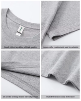 T-Shirts Vierge Personnalisables de Haute Qualité 100% Coton, Vente en Gros, T-Shirts Amples et Lourds pour Homme, Lisses pour Impression Personnalisée